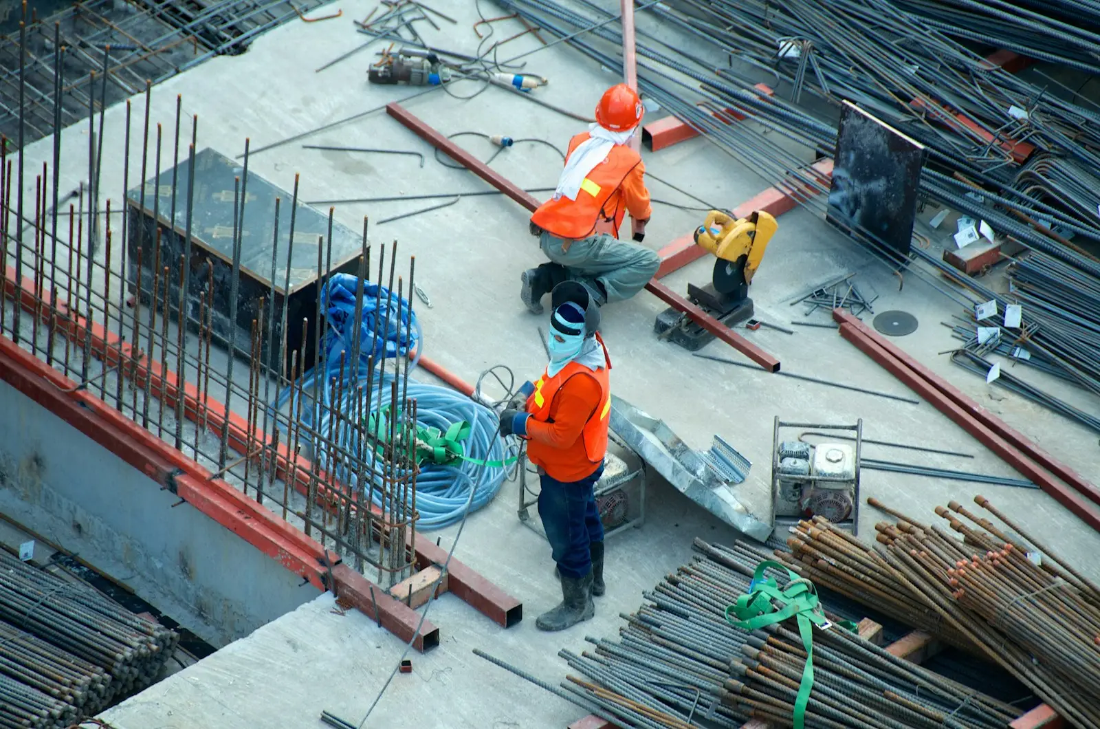 Concreting work