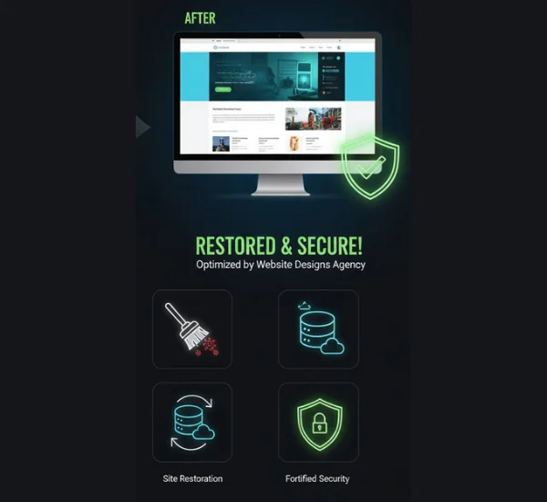 hacked website repair