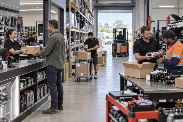 Automotive parts eCommerce solutions for retail, trade and warehouse operations