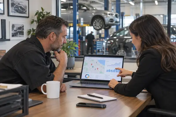 Automotive SEO and digital marketing performance review