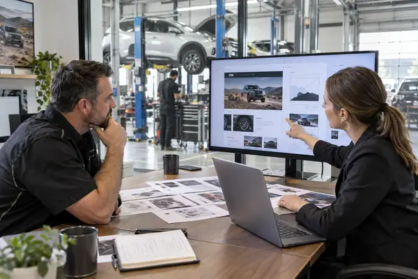 Automotive web design Australia planning for different business models