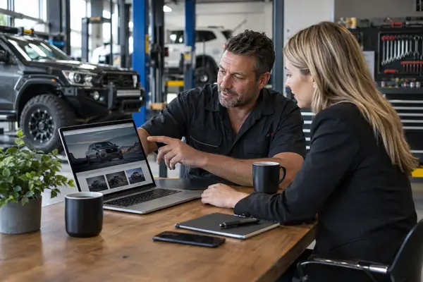 Automotive website design and development planning process
