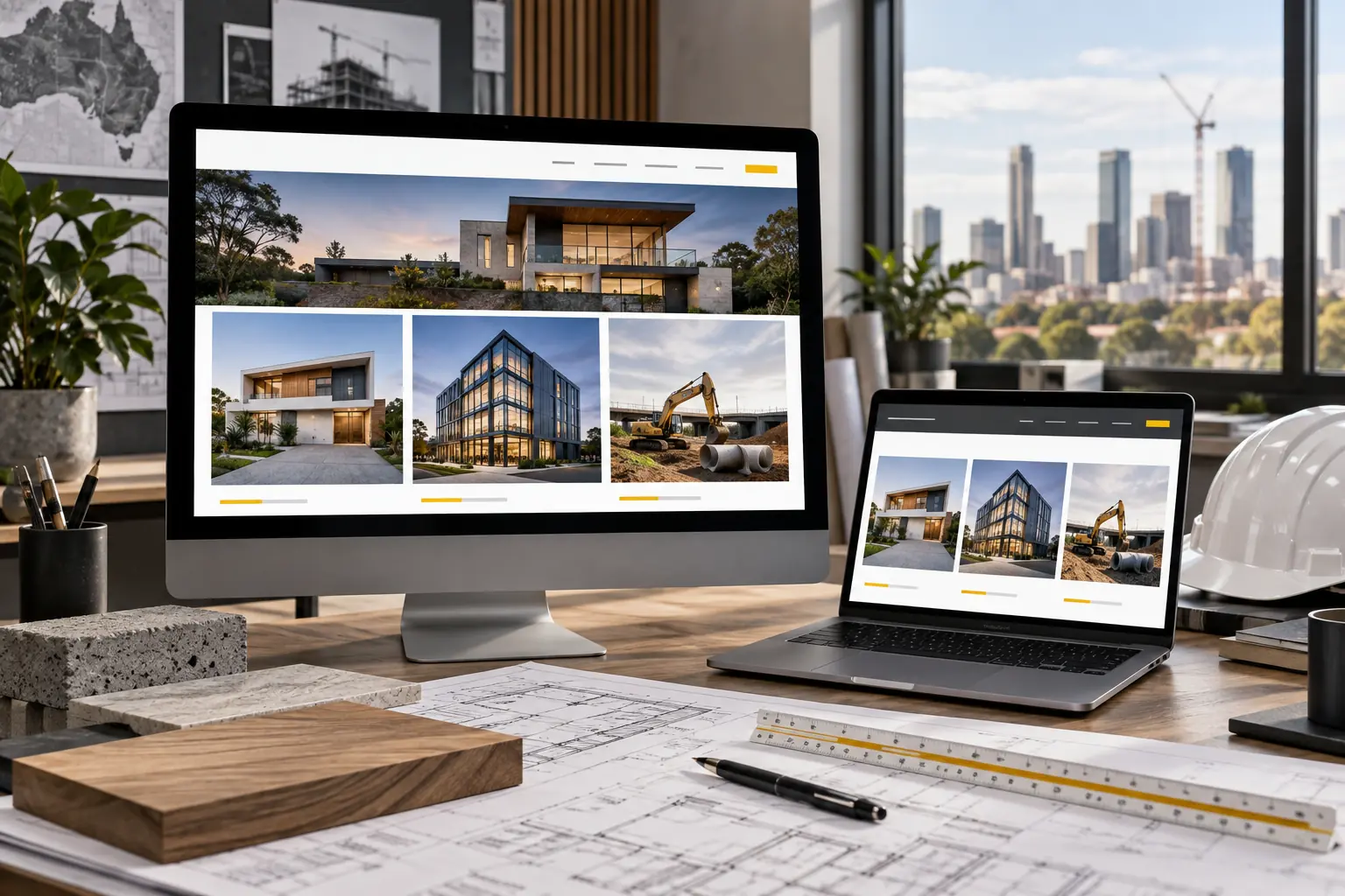 Website solutions for residential, commercial and specialist construction businesses