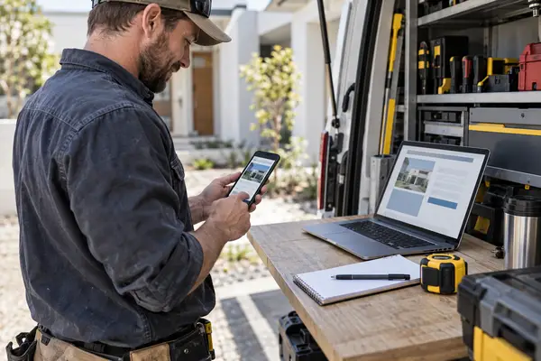 Tradie website design project